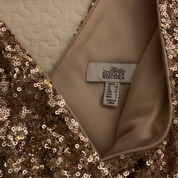 Belle Badgley Mischka Sequin Gown - Picture 4 of 4